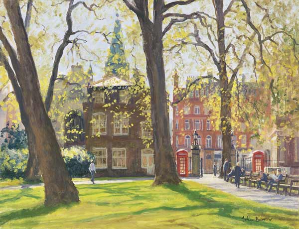 Mount Street Gardens (oil on canvas)  a Julian  Barrow