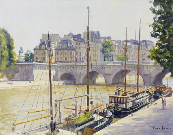 Pont Neuf (oil on canvas)  a Julian  Barrow