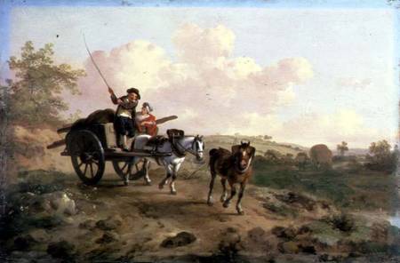 Going to Market  (for pair see 106158) a Julius Caesar Ibbetson