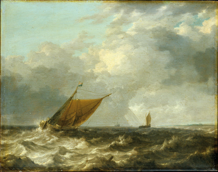 Stormy Sea a Julius Porcellis