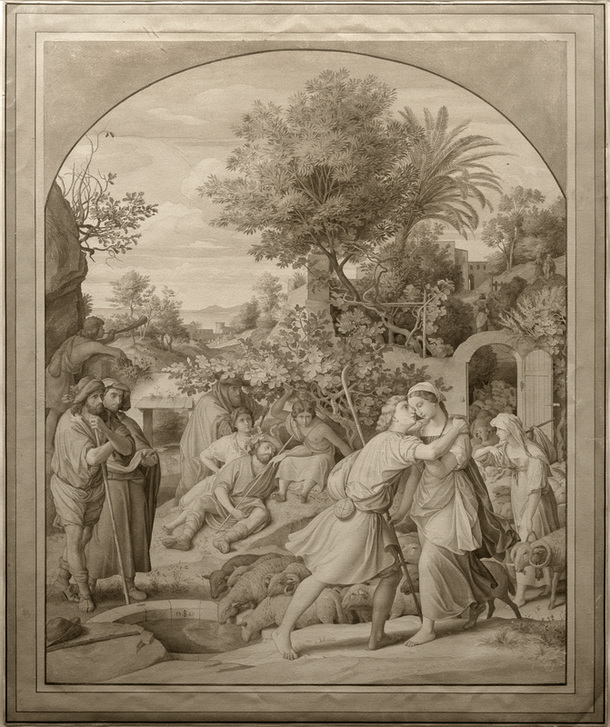 Jakob und Rahel am Brunnen a Julius Schnorr von Carolsfeld
