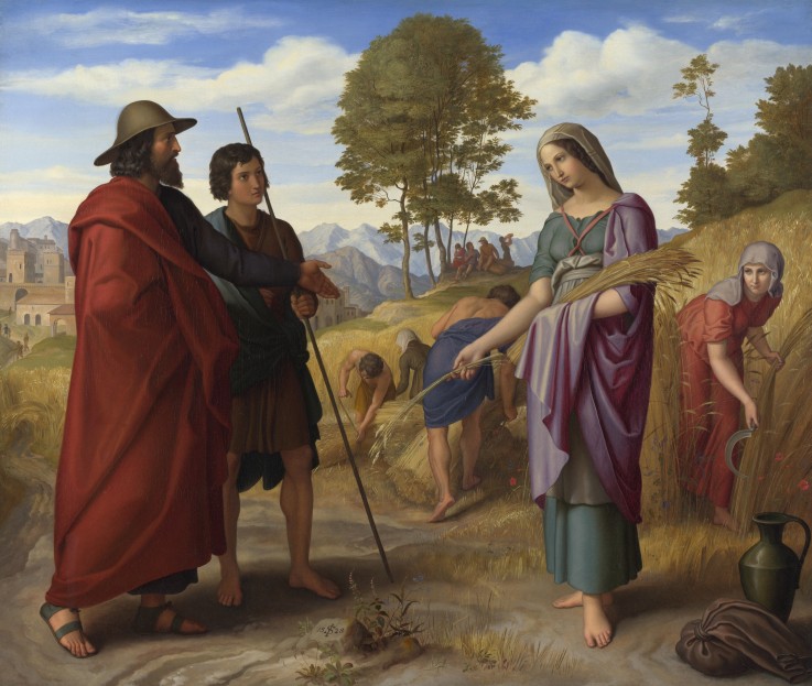 Ruth in Boaz's Field a Julius Schnorr von Carolsfeld
