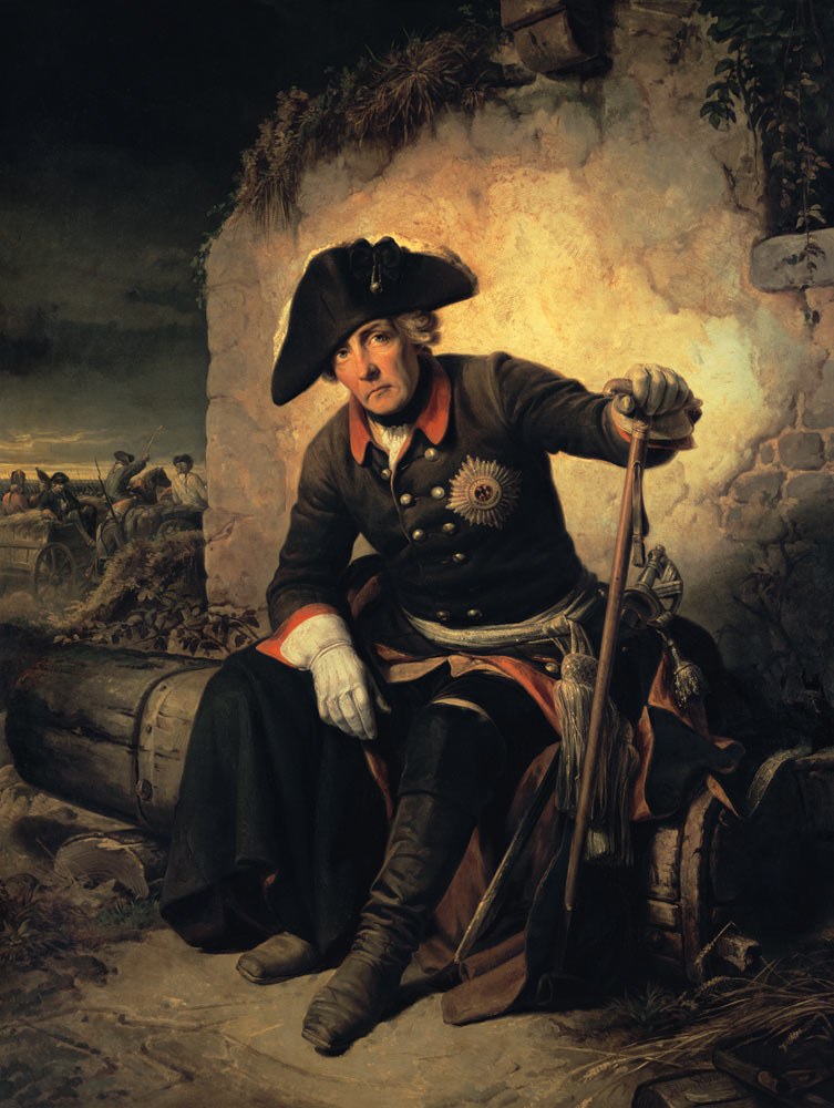 Federico II dopo la battaglia di Kolin a Julius Schrader