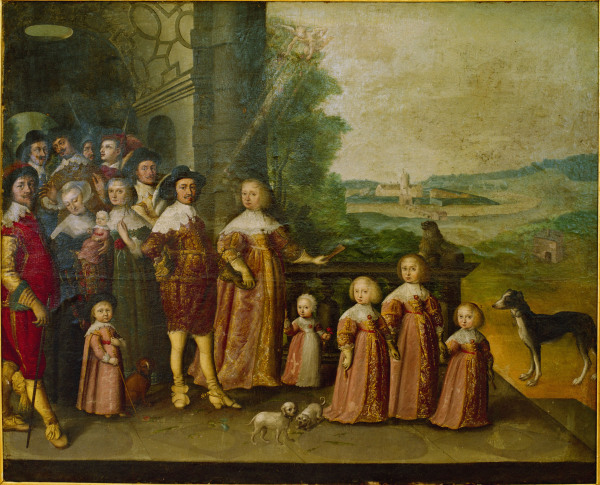 Frederick III of Schleswig a. family a Julius Strac