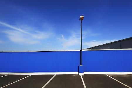 Parking in blue