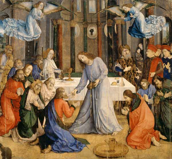 The Last Supper or, The Communion of the Apostles a Juste  de Gand