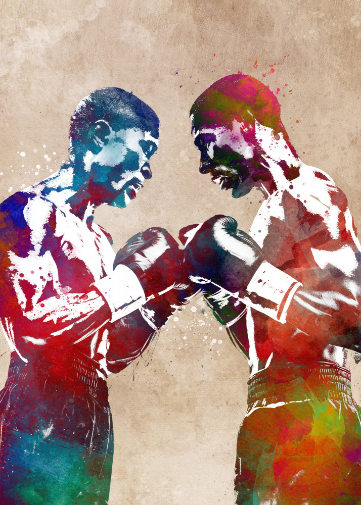 Boxing sport art a Justyna Jaszke