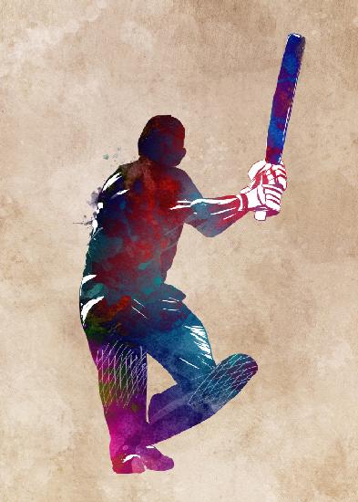 Cricket Sport Art 1