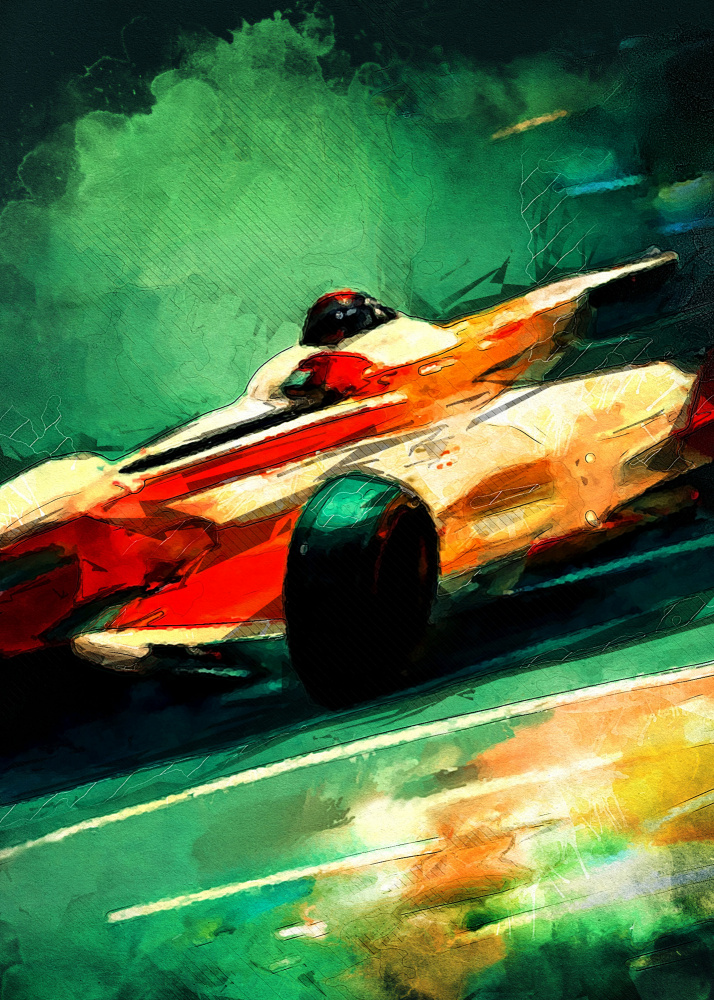 Formula 1 sport art a Justyna Jaszke