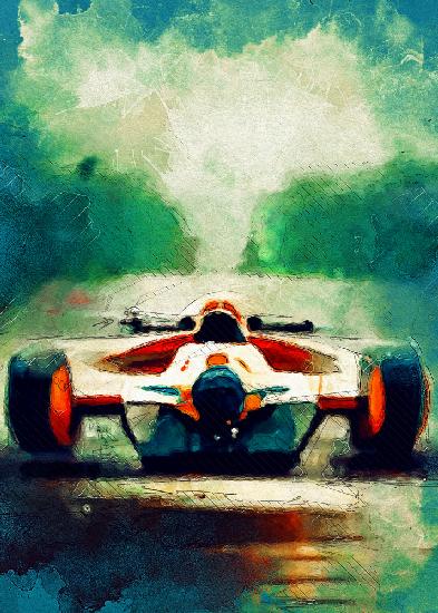 Formula 1 sport art