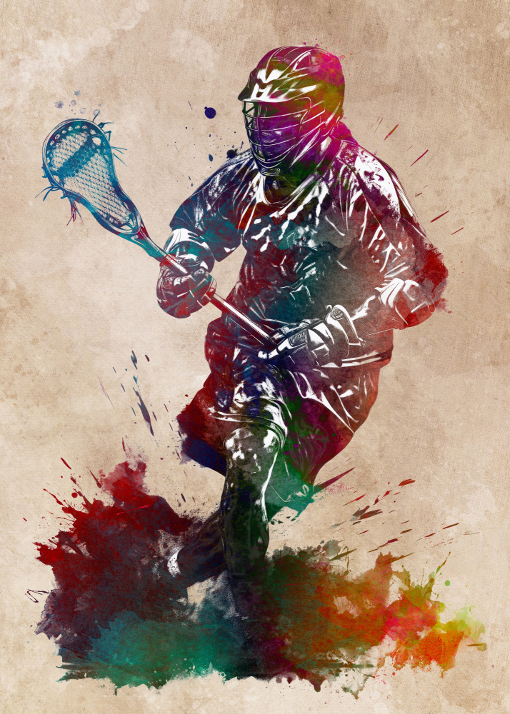 Lacrosse sport art 1 a Justyna Jaszke