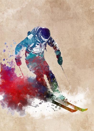 Ski Sport Art 3