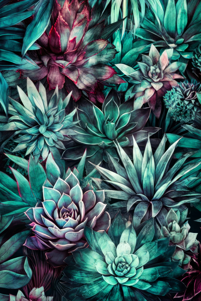 Succulents and cactus 4 a Justyna Jaszke