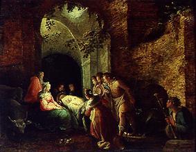 The adoration of the shepherds a Karel van Mander