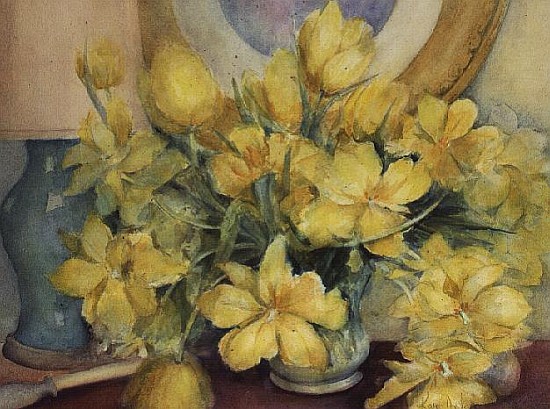Double Yellow Tulips  a Karen  Armitage