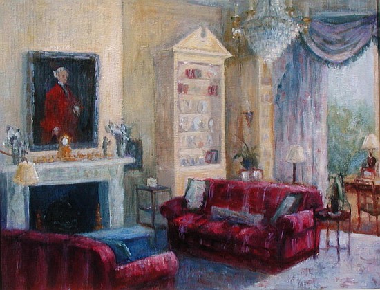 Interior, Ennismore Gardens (oil on canvas)  a Karen  Armitage