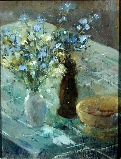 Myosotis Bleu, 2002 (oil on canvas)  a Karen  Armitage