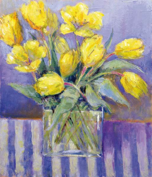 The Tank of Tulips (oil on canvas)  a Karen  Armitage