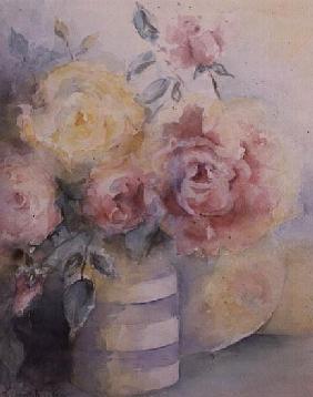 Roses in a Cornish Jug 