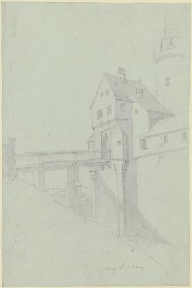 Schloßeingang mit Brücke bei Bamberg