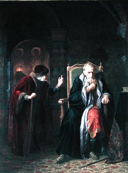 Tsar Ivan IV (1530-84) the Terrible and his Wet Nurse a Karl Bogdanowitsch Wenig