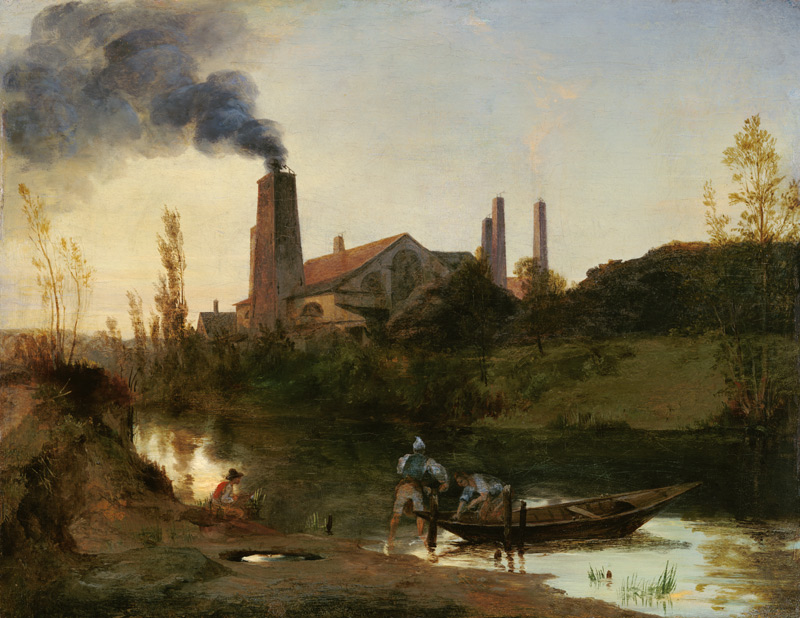 Rolling Mill a Karl Eduard Ferdinand Blechen