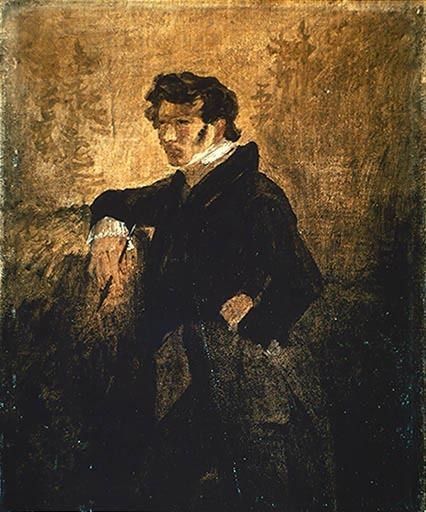 Karl Blechen , Self-portrait a Karl Eduard Ferdinand Blechen