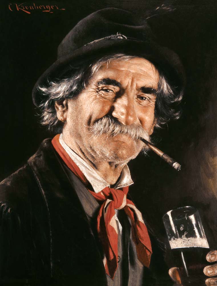 The beer drinker a Karl Kronberger