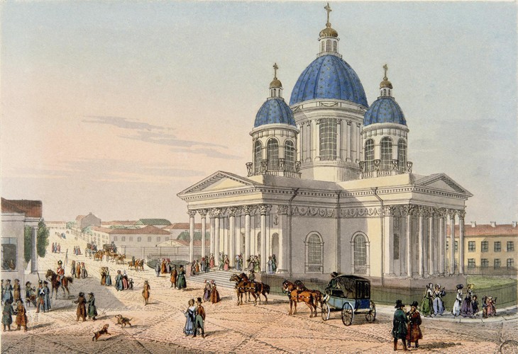 The Trinity Cathedral of the Izmailovsky Regiment in Saint Petersburg a Karl Petrowitsch Beggrow