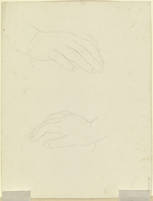 Two resting hands a Karl Sandhaas
