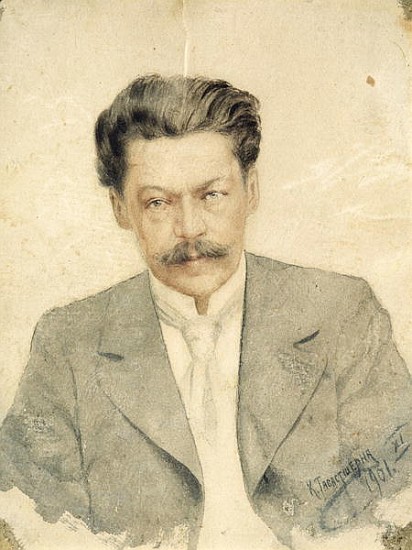 Portrait of the composer Anton Arensky (w/c on cardboard) a Karl Tavaststjerna