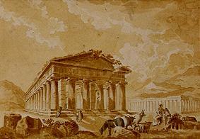 The Poseidontempel in Paestum. a Karl von Fischer