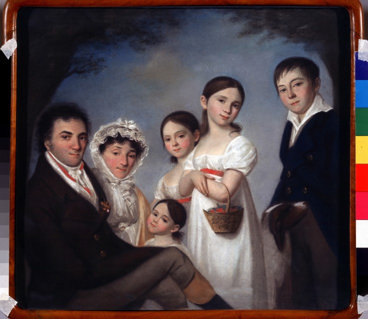Family of the poet Evgeny Boratynsky (1800-1844) a Karl Wilhelm Bardou