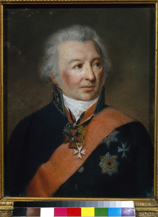 Portrait of Alexander Alexandrovich Sablukov (1749-1828) a Karl Wilhelm Bardou