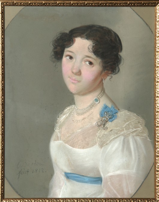 Portrait of Countess Agrafena Yuryevna Obolenskaya (1789-1829), née Neledinskaya-Meletskaya a Karl Wilhelm Bardou