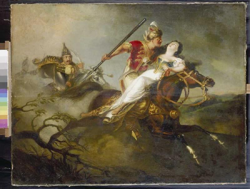 Prince Ladislaus in the battle at Cserhalom. a Károly Kisfaludy
