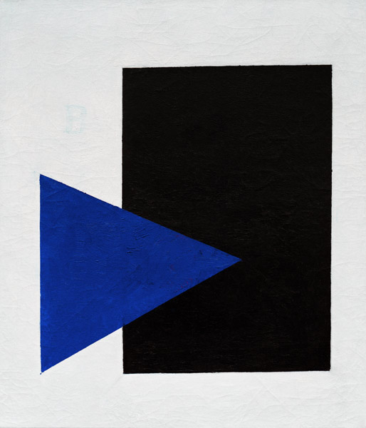 Malevich / Black Square, Blue Triangle a Kasimir Sewerinowitsch Malewitsch