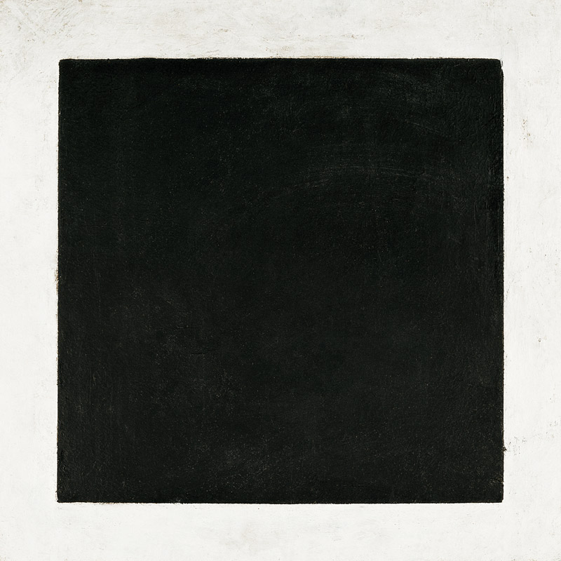 Black square (2 Version) a Kasimir Sewerinowitsch Malewitsch