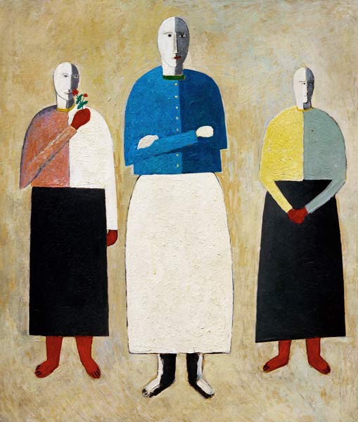 Malevich / Three Girls / 1928/32 a Kasimir Sewerinowitsch Malewitsch