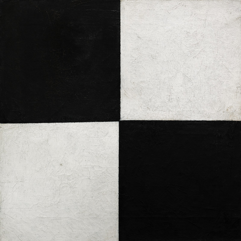 Vier Quadrate, 1915 a Kasimir Sewerinowitsch Malewitsch