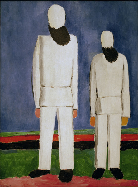 K.Malevich / Two Male Figures / 1928/32 a Kasimir Sewerinowitsch Malewitsch