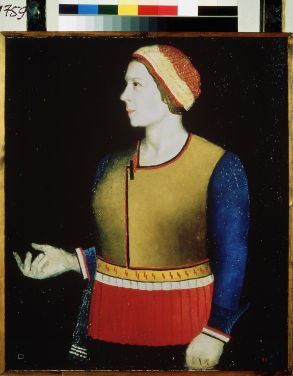 Portrait of the artist's wife a Kasimir Sewerinowitsch Malewitsch