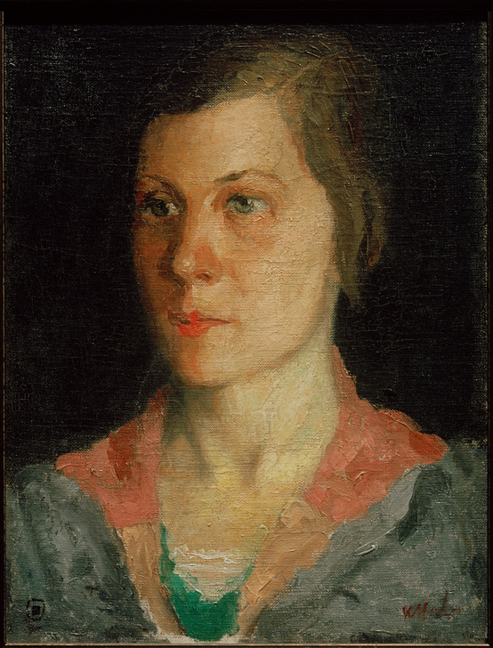Porträt der Frau des Künstlers, 1933 a Kasimir Sewerinowitsch Malewitsch