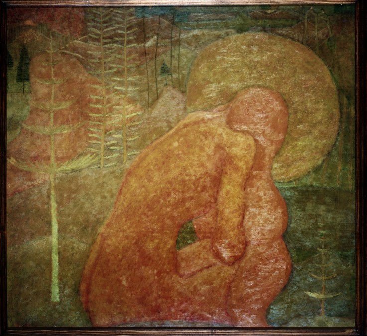Sketch for a fresco painting. Prayer a Kasimir Sewerinowitsch Malewitsch