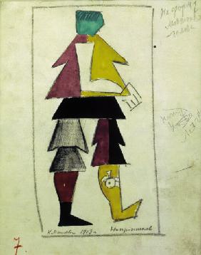 M. Matjuschin / Figurine Malevich