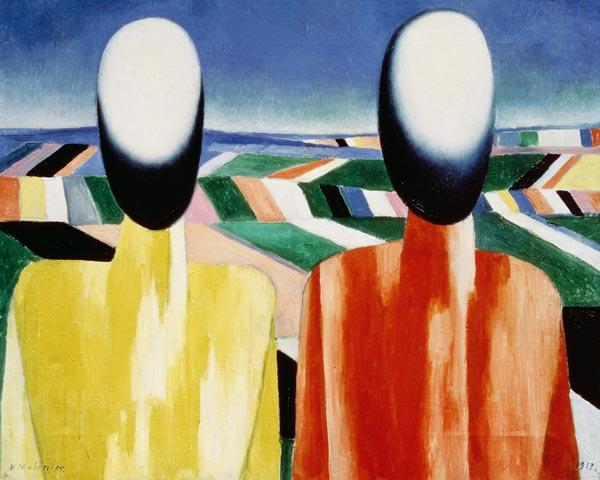 Malevich / Two Peasants / 1928/32