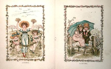 Spring and Summer a Kate Greenaway