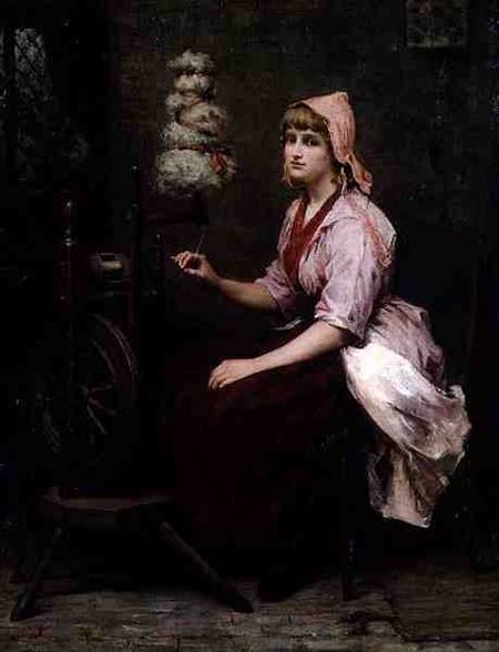The Girl at the Spinning Wheel a Katherine D.M Bywater