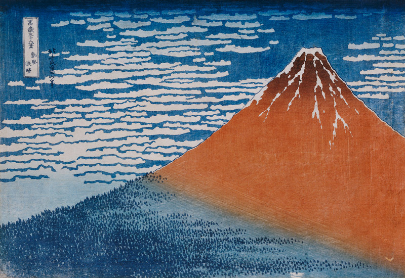 Fine Wind, Clear Weather a Katsushika Hokusai