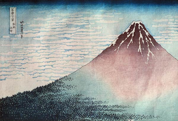 Fuji in Clear Weather'', from the series ''36 Views of Mount Fuji'' (Fugaku sanjurokkei) (see also 7 a Katsushika Hokusai